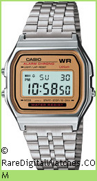 CASIO A159WA-9 Vintage Rare Retro Digital LCD Watch