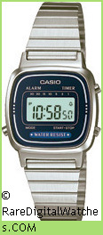 CASIO LA670WA-2 Vintage Rare Retro Digital LCD Watch
