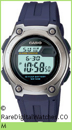 CASIO W-211-2AV Vintage Rare Retro Digital LCD Watch