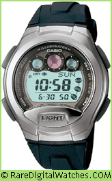 CASIO W-755-1AV Vintage Rare Retro Digital LCD Watch