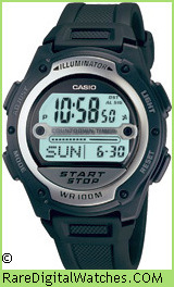 CASIO W-756-1AV Vintage Rare Retro Digital LCD Watch
