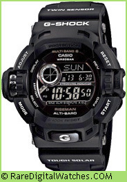 Bracelet Nylon Pour Casio G-Shock - Compatible Série 3410, GW-9400, GW-9300, G-9200, Longueur 140+80 Mm